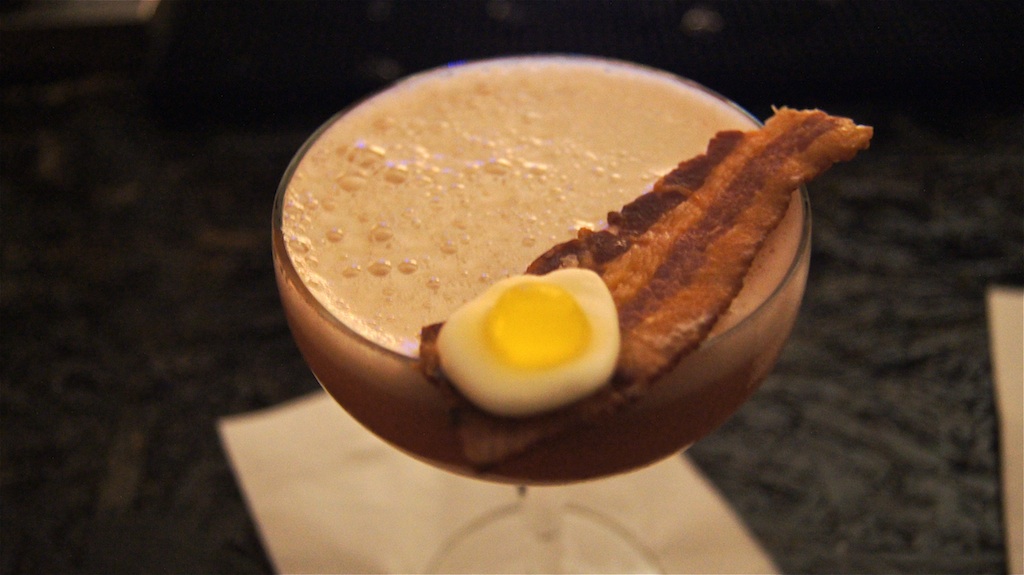 Egg & Bacon Martini at London Cocktail Club